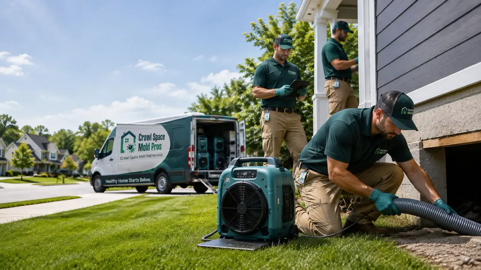 Crawl Space Mold Removal in Royal, IA